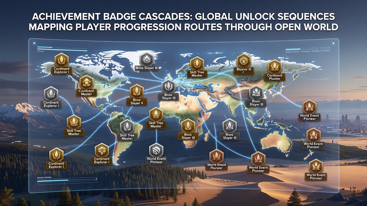 Detailed chart of achievement cascade flows in survival games across global storefronts during summer 2026 updates