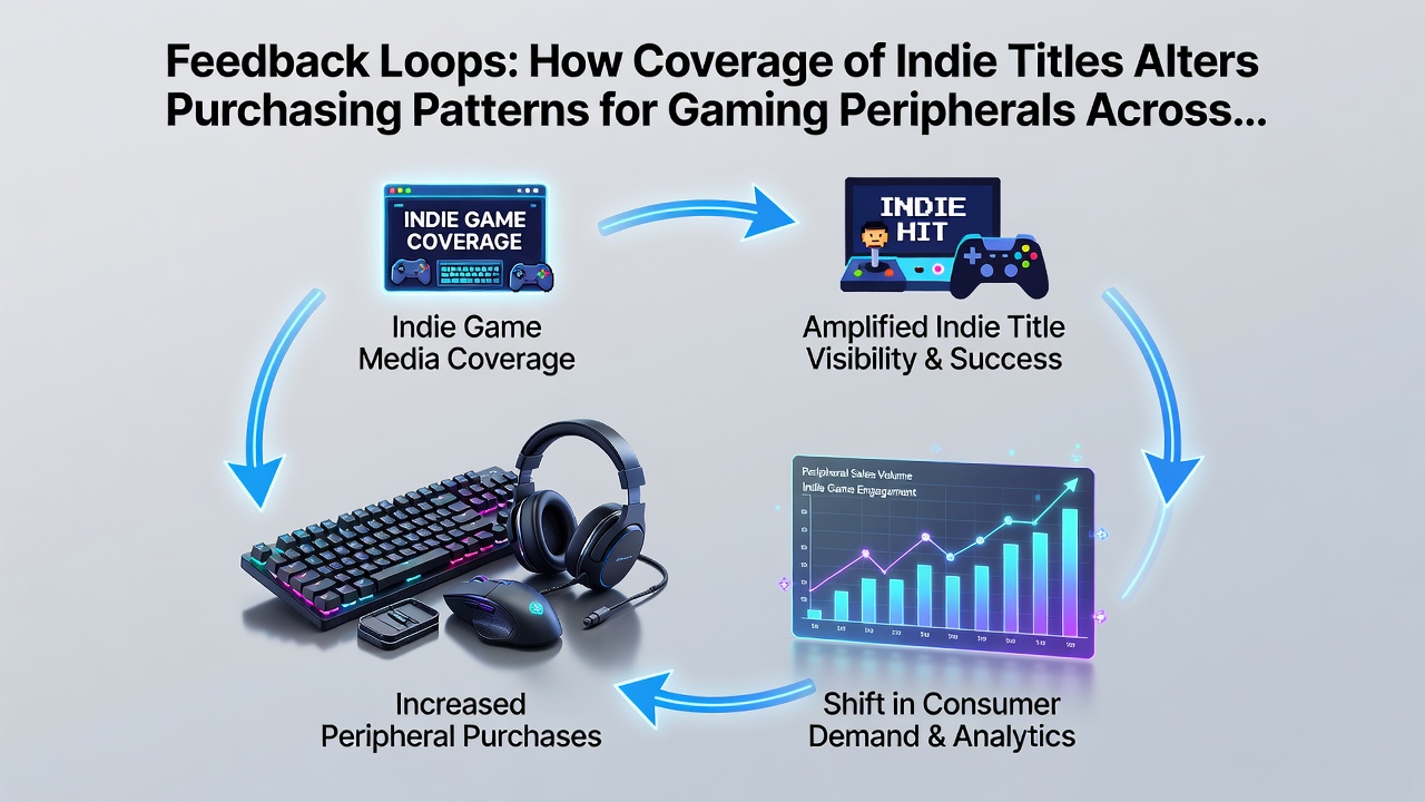 Graph illustrating correlation between indie game media mentions and peripheral sales volumes in June 2026