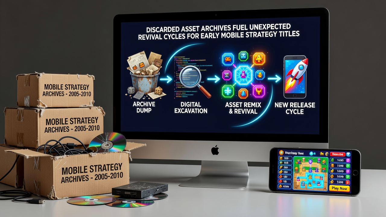 Homebrew developers transferring mobile strategy game assets onto a legacy console cartridge through custom development tools