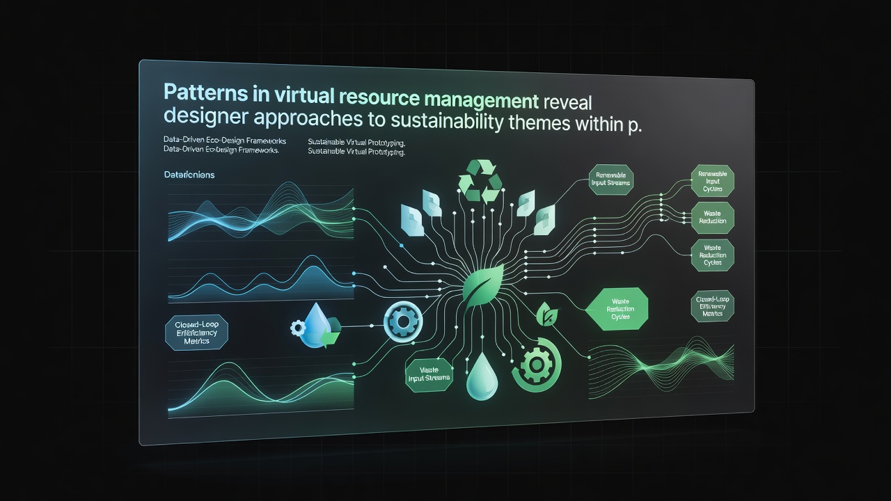 Community gathering in a virtual ecosystem demonstrating shared resource management and sustainability practices